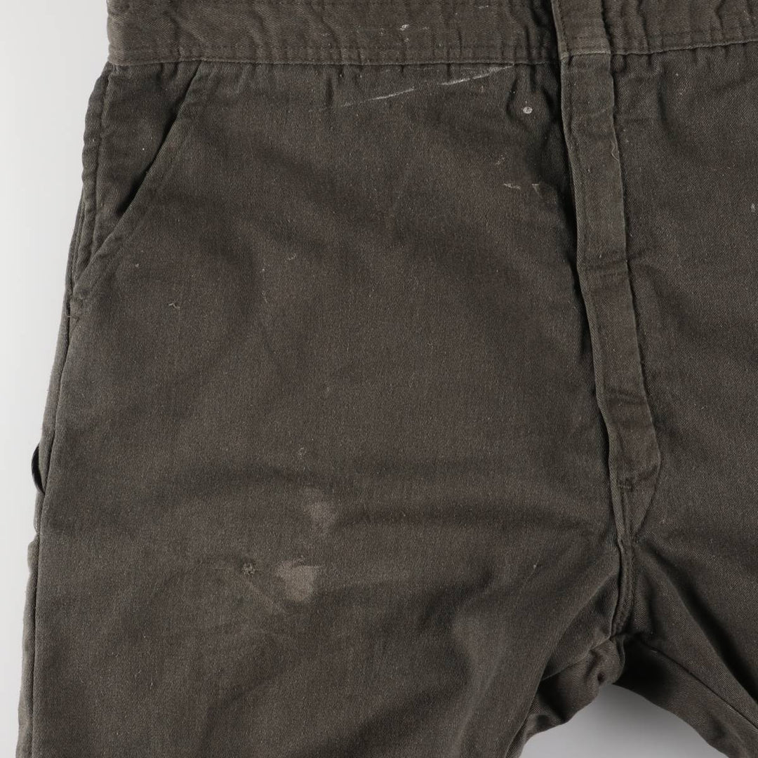 70'S Key IMPERIAL padded long sleeve jumpsuit made in USA, men's size L, vintage unclear Khaki type Vintage Second Hand
