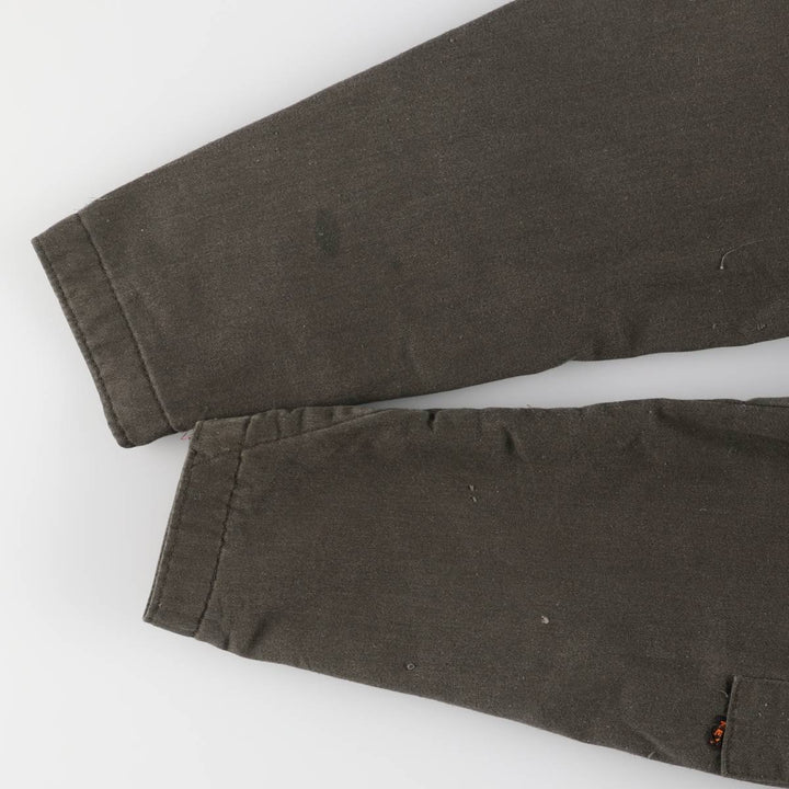 70'S Key IMPERIAL padded long sleeve jumpsuit made in USA, men's size L, vintage unclear Khaki type Vintage Second Hand