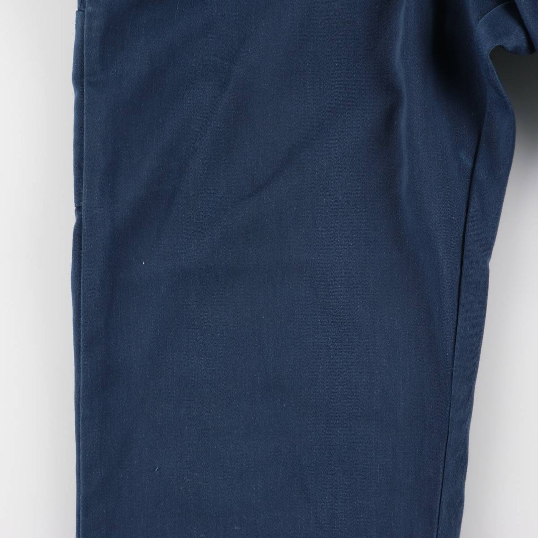 70'S Dickies Long Sleeve Jumpsuit Overalls Made in USA Men's M Vintage polyester navy blue type Vintage Second Hand