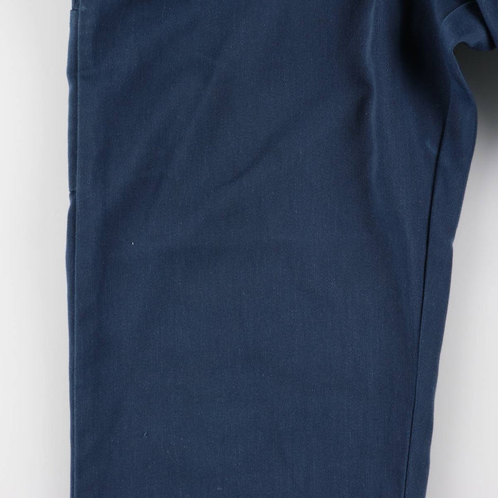 70'S Dickies Long Sleeve Jumpsuit Overalls Made in USA Men's M Vintage polyester navy blue type Vintage Second Hand
