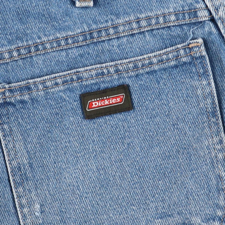 Dickies denim painter shorts, half pants, men's size w32 cotton blue type Vintage Second Hand