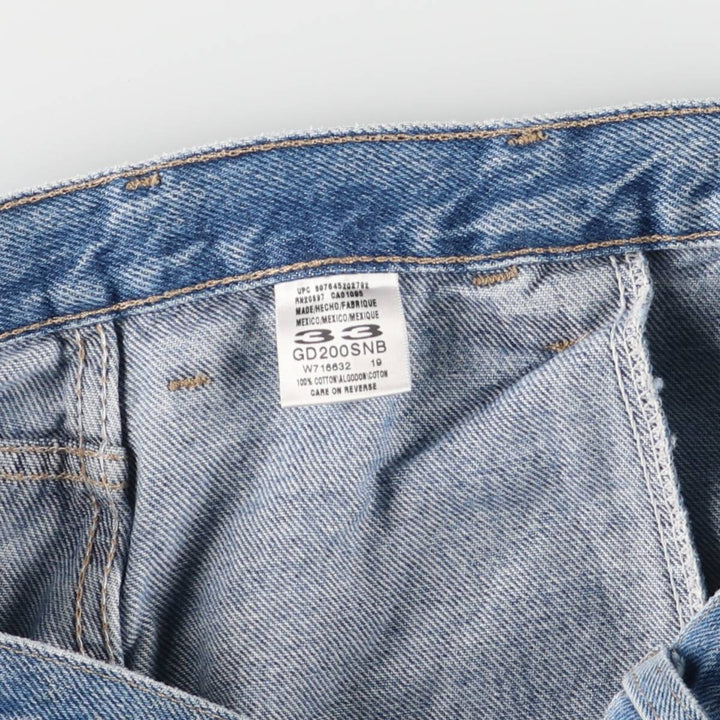 Dickies denim painter shorts, half pants, men's size w32 cotton blue type Vintage Second Hand