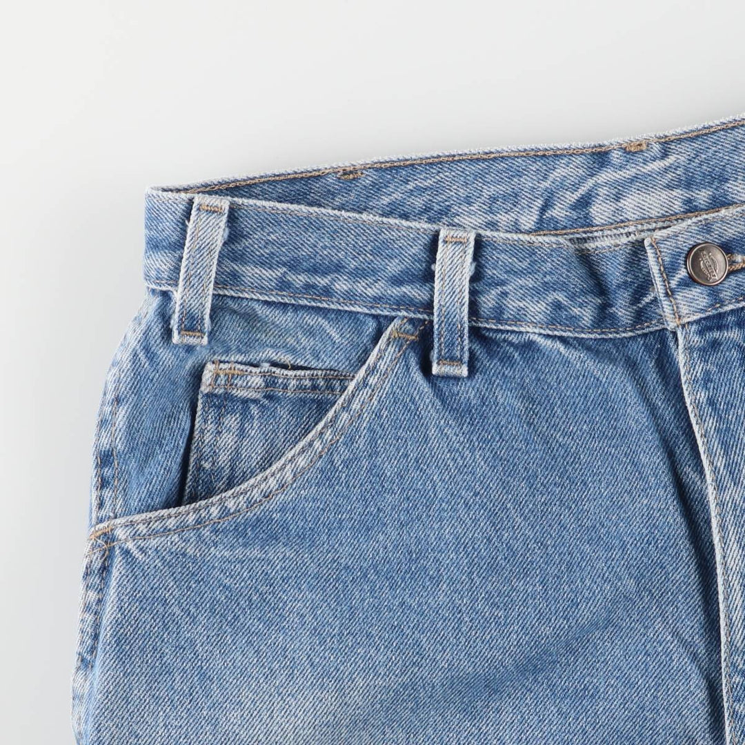 Dickies denim painter shorts, half pants, men's size w32 cotton blue type Vintage Second Hand
