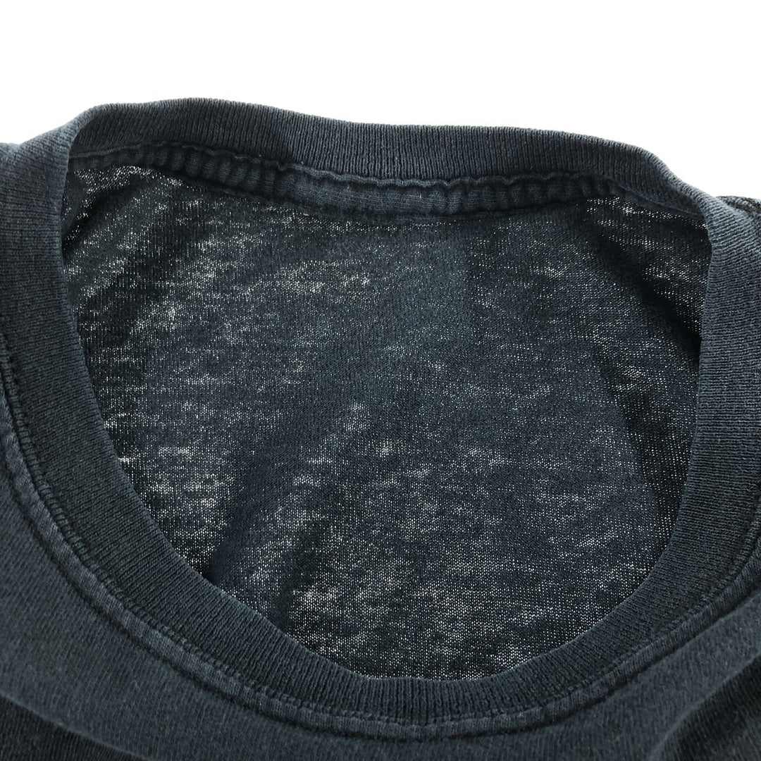 THE WALKING DEAD Skull Pattern Movie T-shirt for men, size XL unclear black type Vintage Second Hand