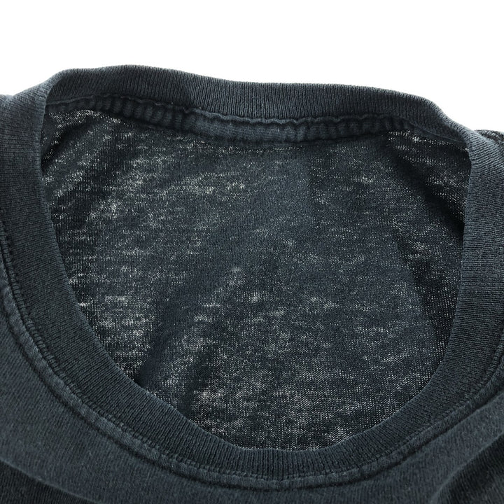 THE WALKING DEAD Skull Pattern Movie T-shirt for men, size XL unclear black type Vintage Second Hand