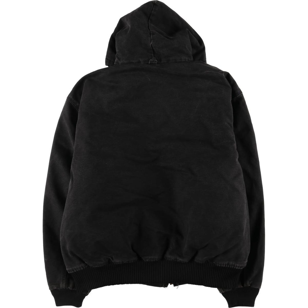Carhartt Active Jacket Duck Full Zip Hoodie Men's XL unclear black type Vintage Second Hand