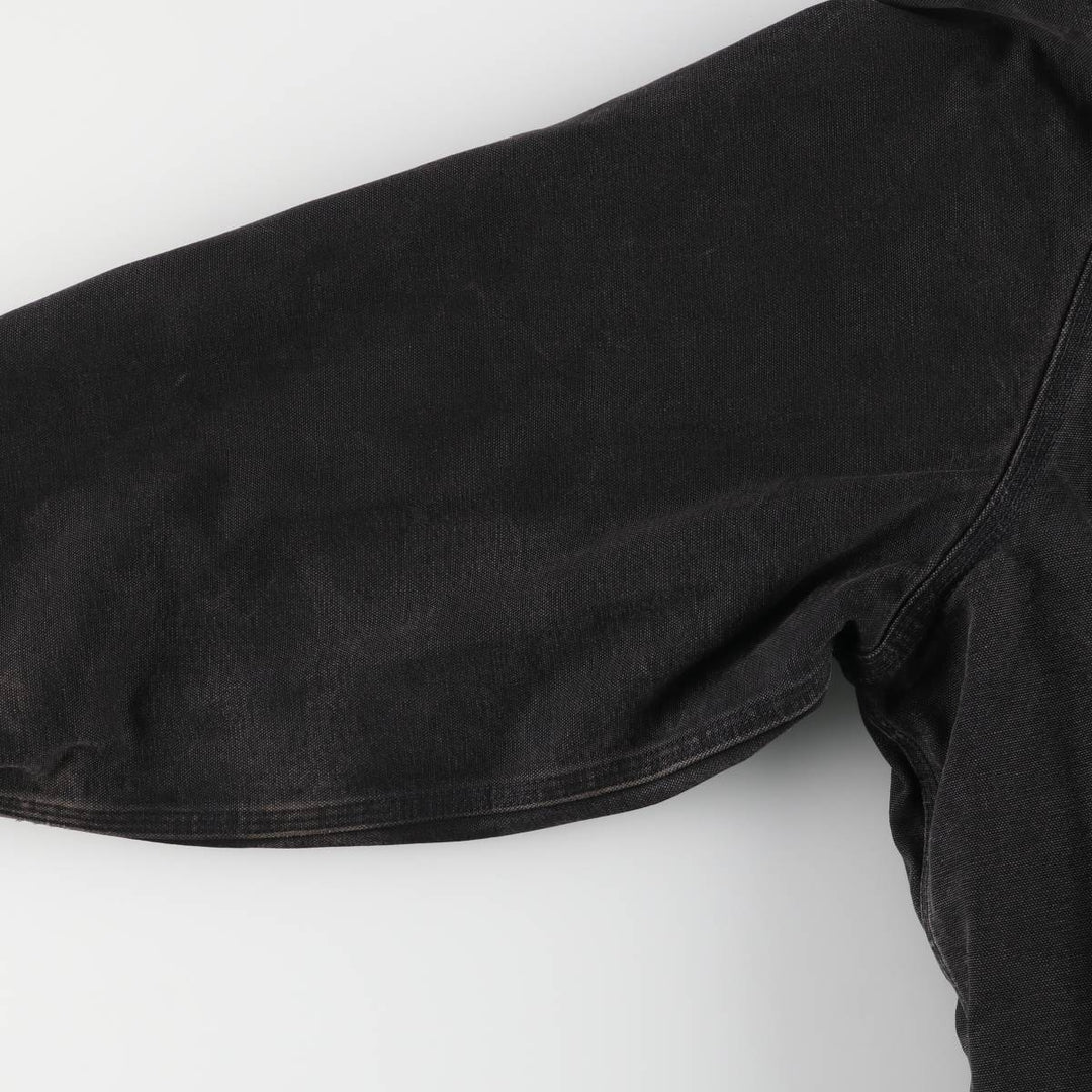 Carhartt Active Jacket Duck Full Zip Hoodie Men's XL unclear black type Vintage Second Hand