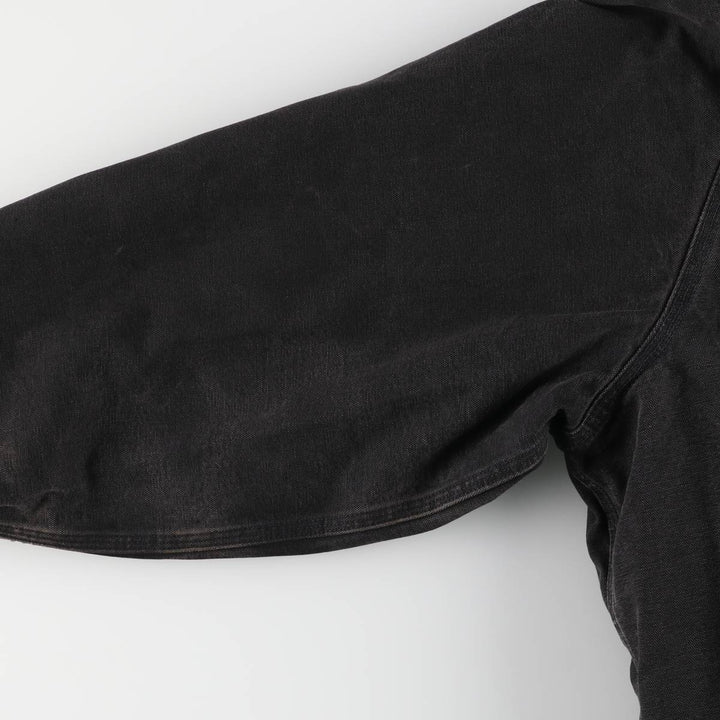 Carhartt Active Jacket Duck Full Zip Hoodie Men's XL unclear black type Vintage Second Hand