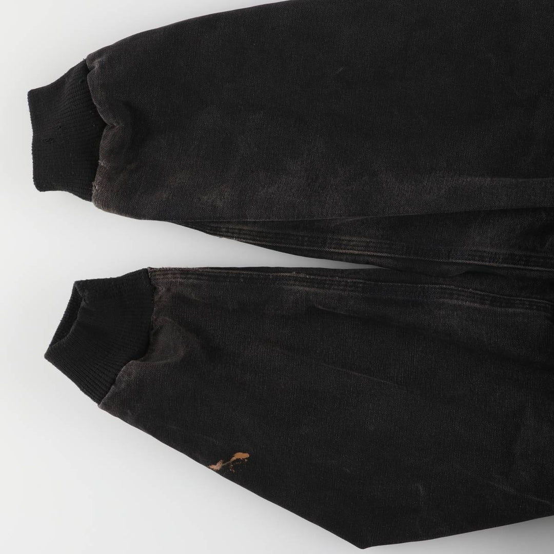 Carhartt Active Jacket Duck Full Zip Hoodie Men's XL unclear black type Vintage Second Hand