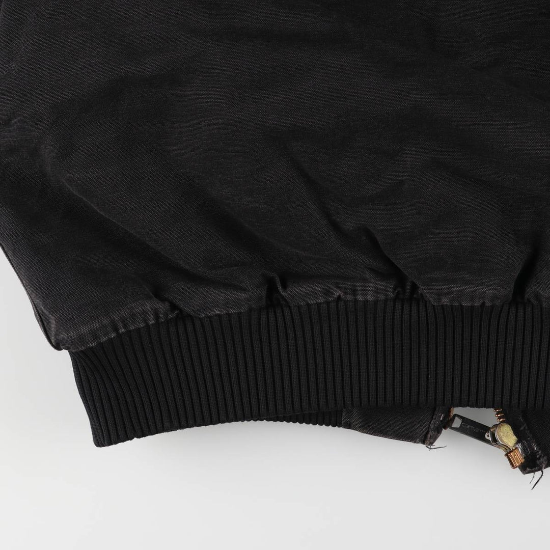 Carhartt Active Jacket Duck Full Zip Hoodie Men's XL unclear black type Vintage Second Hand