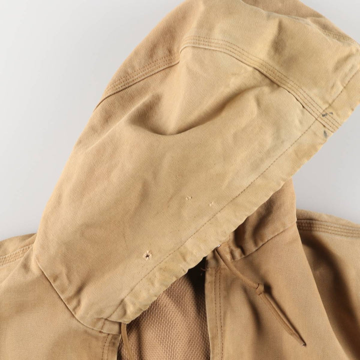 00'S Carhartt Active Jacket Duck Full Zip Parka Made in USA Men's XL cotton beige type brown Vintage Second Hand