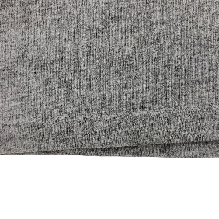 90'S Adidas Long Sleeve T-Shirt, Made in USA, Men's L Size, Vintage cotton gray type Vintage Second Hand