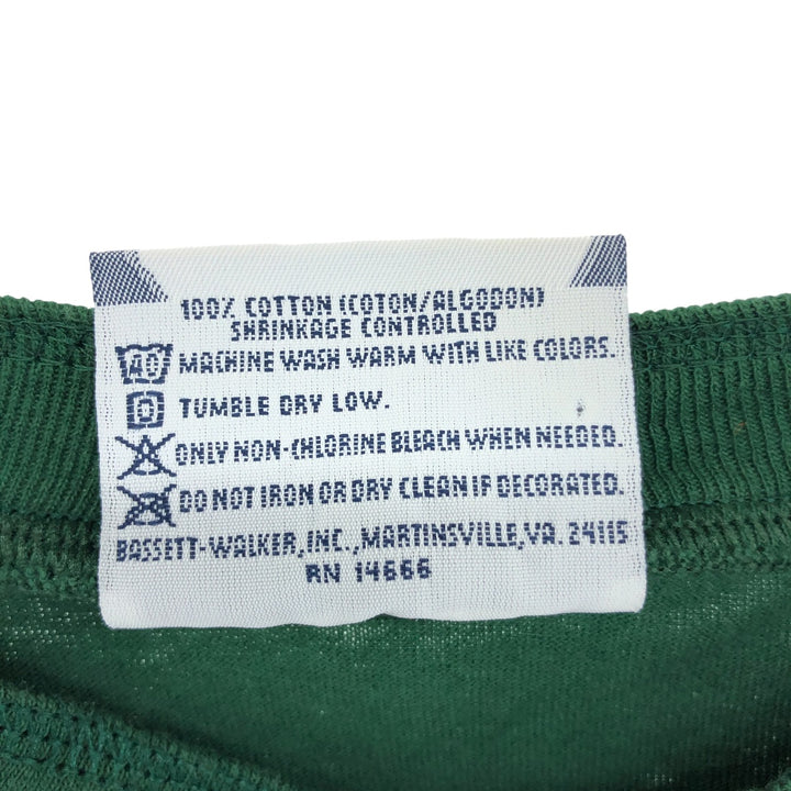 90'S Lee Henley neck long T-shirt, long sleeve T, made in the USA, men's XL size, vintage cotton green type Vintage Second Hand