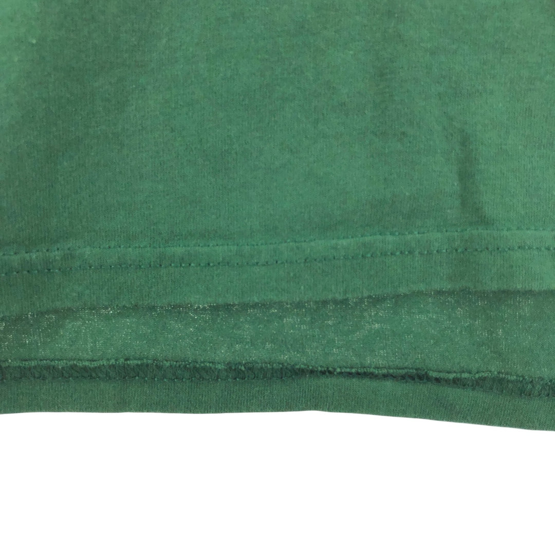 90'S Lee Henley neck long T-shirt, long sleeve T, made in the USA, men's XL size, vintage cotton green type Vintage Second Hand