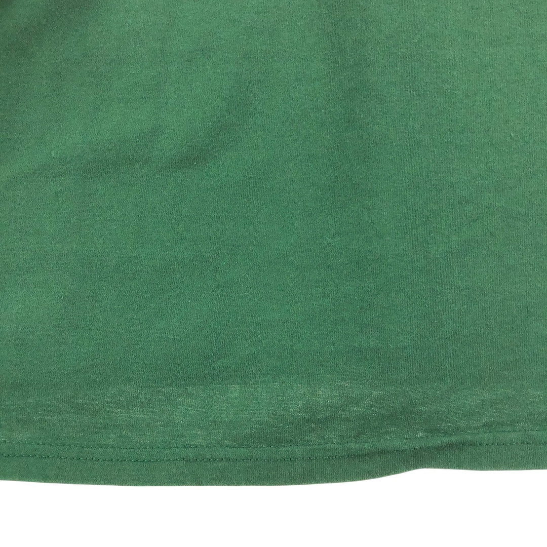 90'S Lee Henley neck long T-shirt, long sleeve T, made in the USA, men's XL size, vintage cotton green type Vintage Second Hand