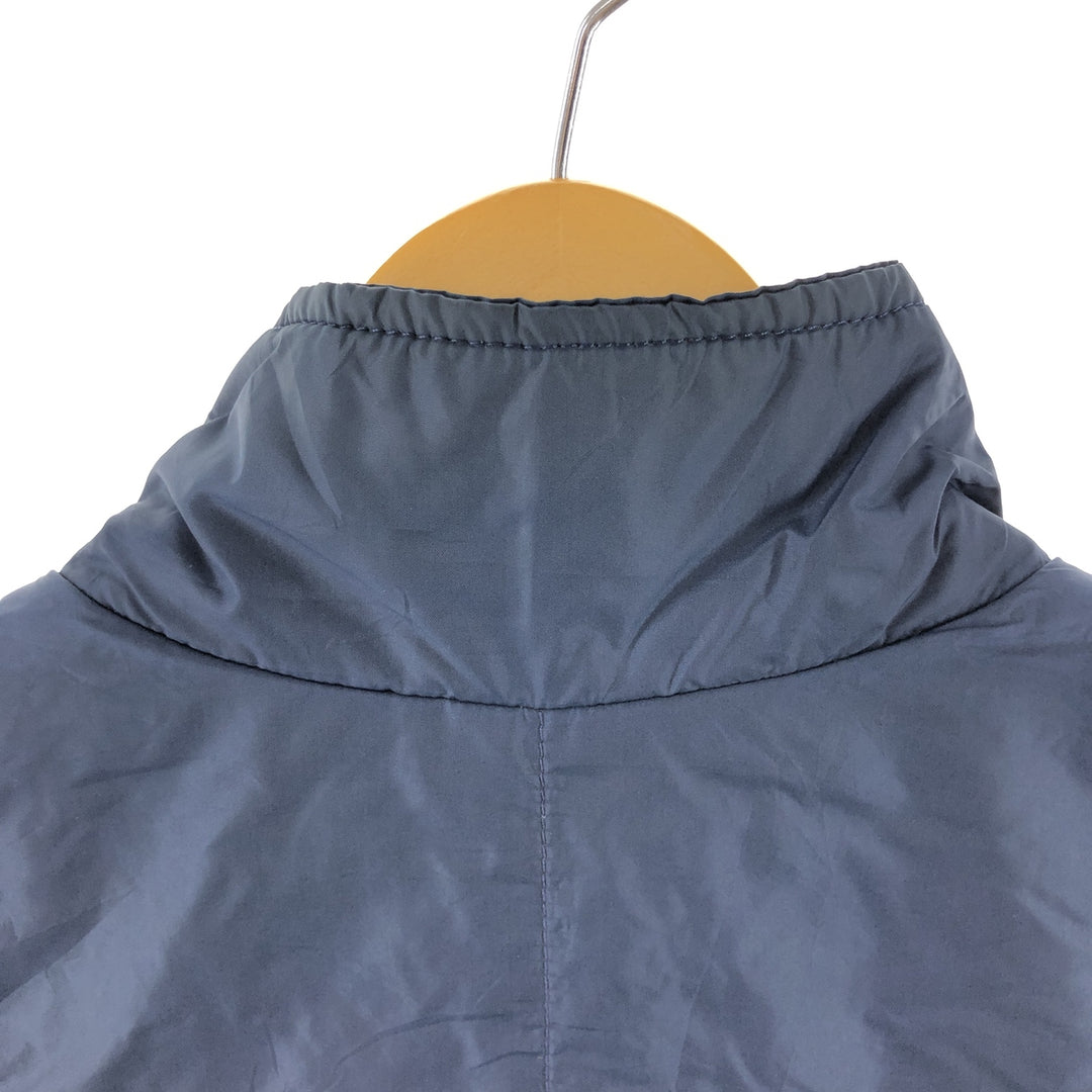 80'S LLBean quilted vest with padding, men's size L, vintage Nylon navy blue type Vintage Second Hand