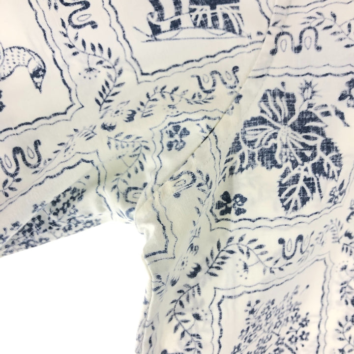 80'S Reyn Spooner Gold Tag Nude Tag Lahaina Sailor Hawaiian Aloha Shirt Men's Size L Vintage unknown white type Vintage Second Hand