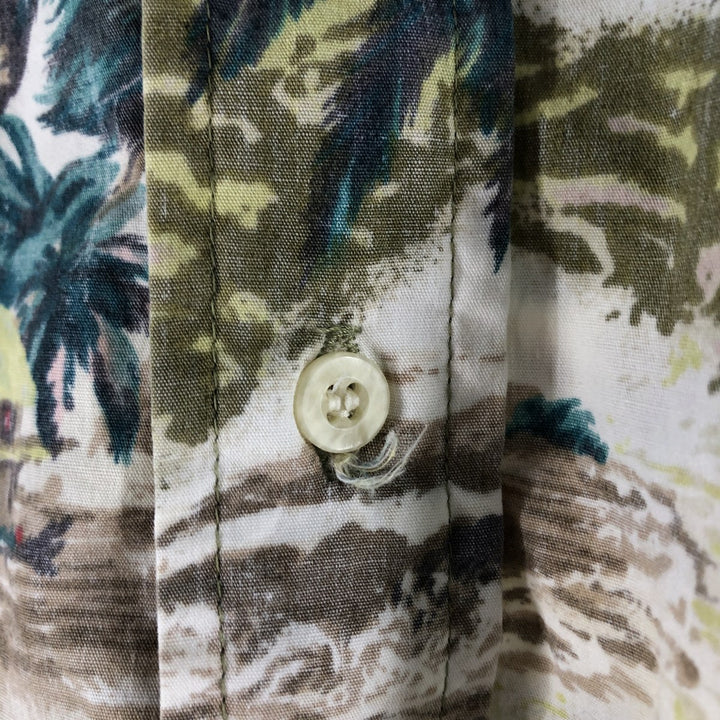 Reyn Spooner PHIL EDWARDS pullover Hawaiian aloha shirt, men's XL size, vintage cotton multicolor Vintage Second Hand