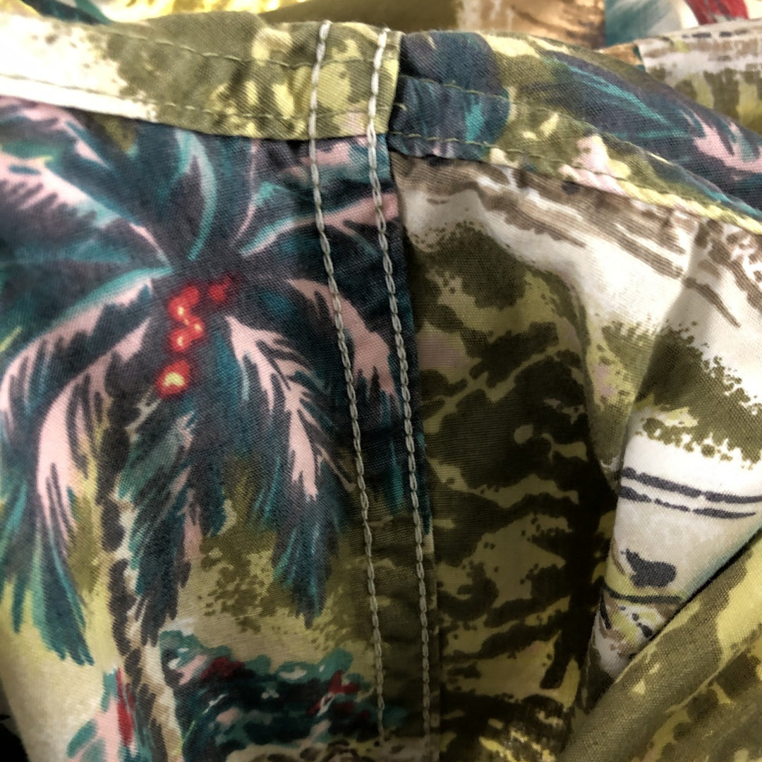 Reyn Spooner PHIL EDWARDS pullover Hawaiian aloha shirt, men's XL size, vintage cotton multicolor Vintage Second Hand