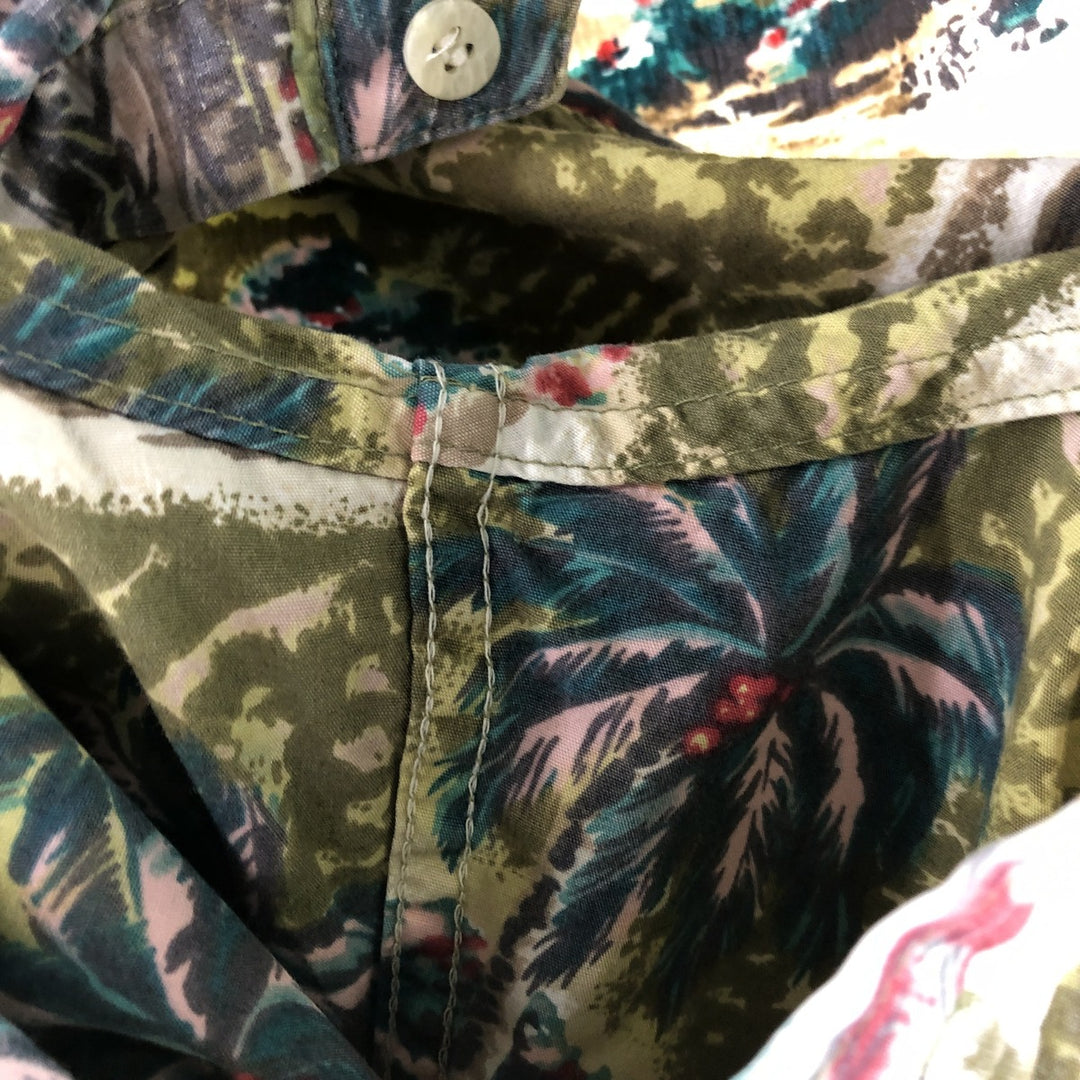 Reyn Spooner PHIL EDWARDS pullover Hawaiian aloha shirt, men's XL size, vintage cotton multicolor Vintage Second Hand