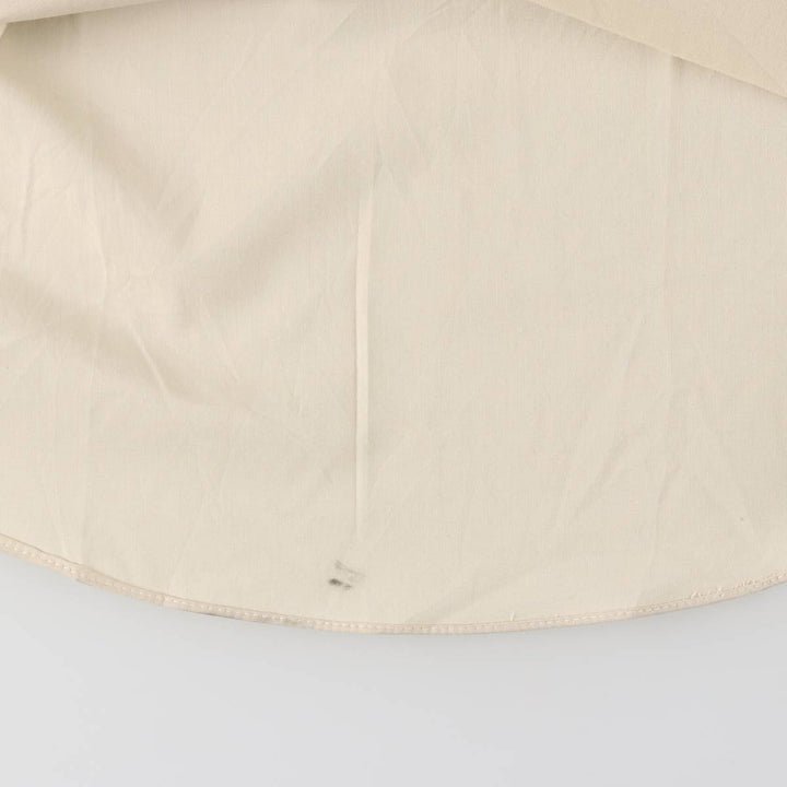 70'S Manhattan Long Sleeve Polycotton Shirt Men's XL Vintage polyester Beige type Vintage Second Hand