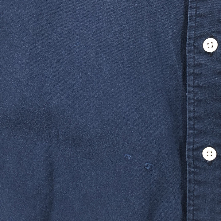 Ralph Lauren BLAKE long sleeve button down shirt, men's size L cotton navy blue type Vintage Second Hand
