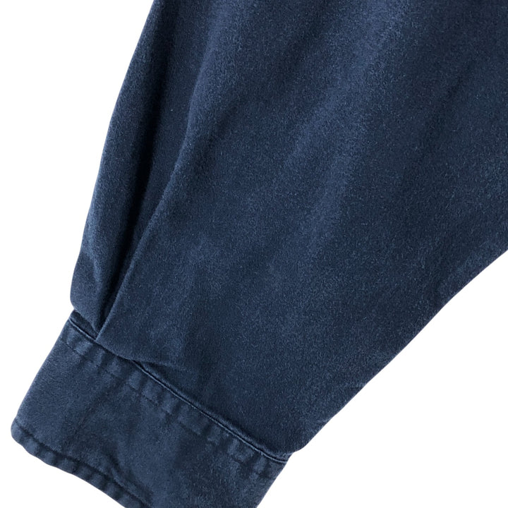 Ralph Lauren BLAKE long sleeve button down shirt, men's size L cotton navy blue type Vintage Second Hand