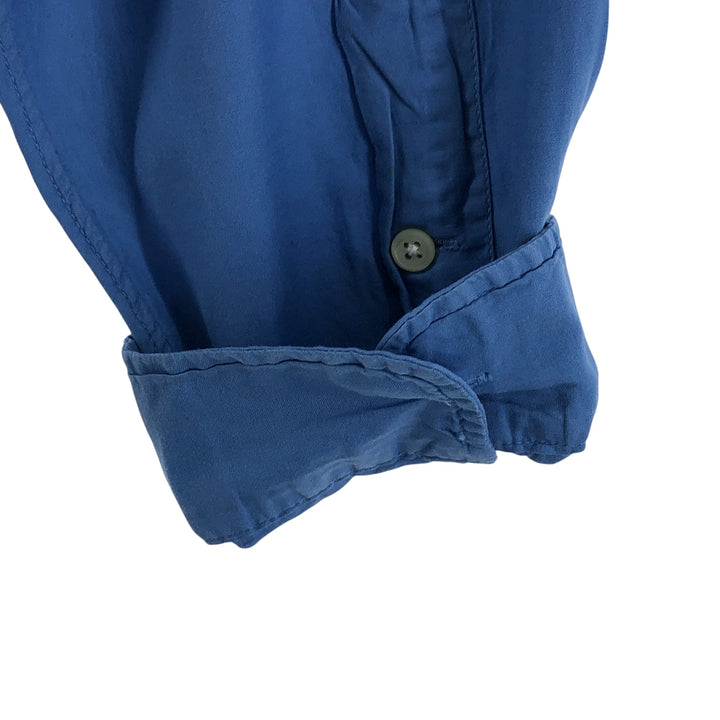 Ralph Lauren CUSTOM FIT long sleeve button down shirt, men's XL size cotton blue type Vintage Second Hand