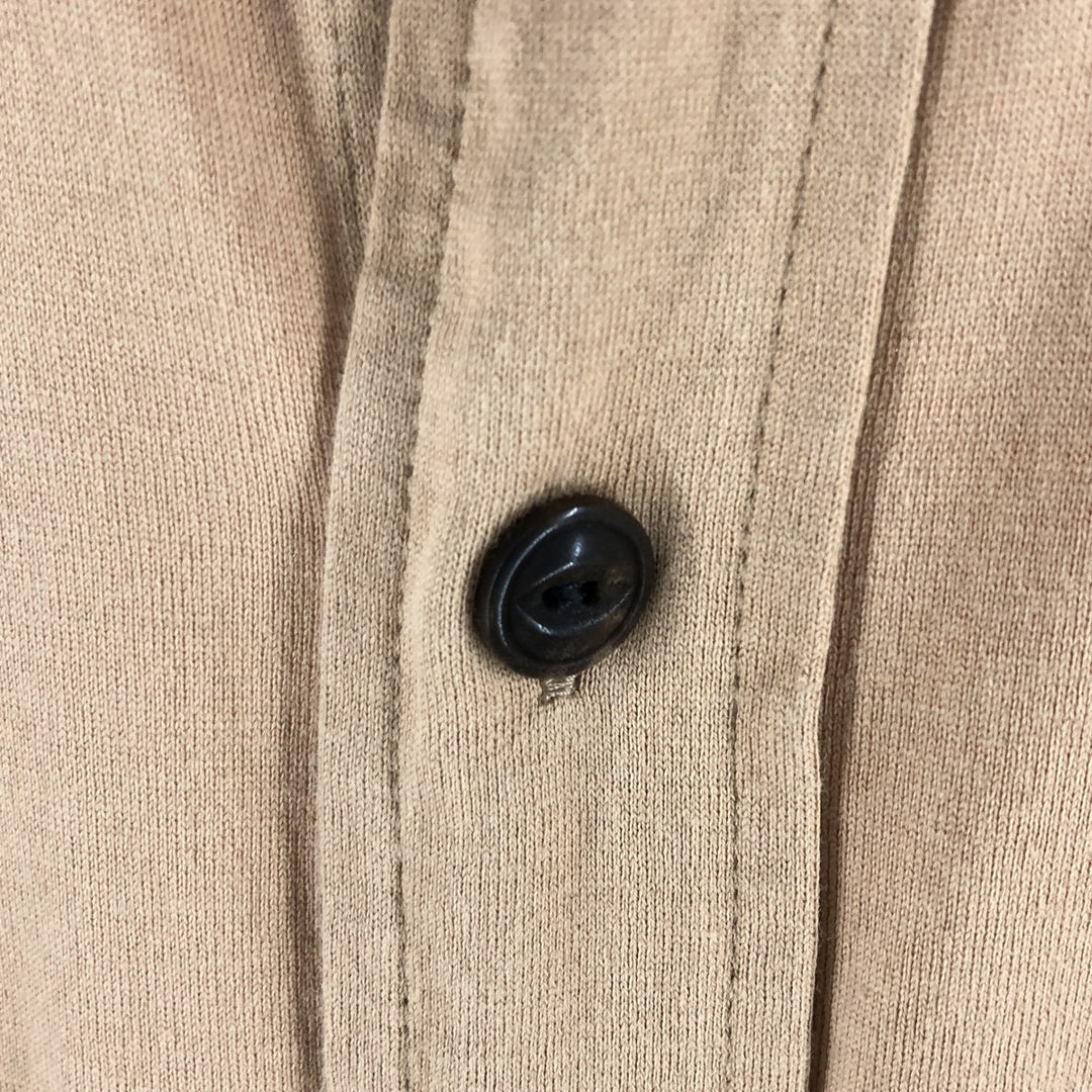Ralph Lauren POLO by Ralph Lauren long sleeve safari shirt, men's size L cotton beige type brown Vintage Second Hand