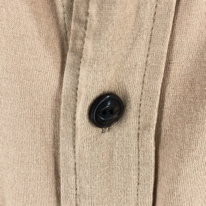 Ralph Lauren POLO by Ralph Lauren long sleeve safari shirt, men's size L cotton beige type brown Vintage Second Hand