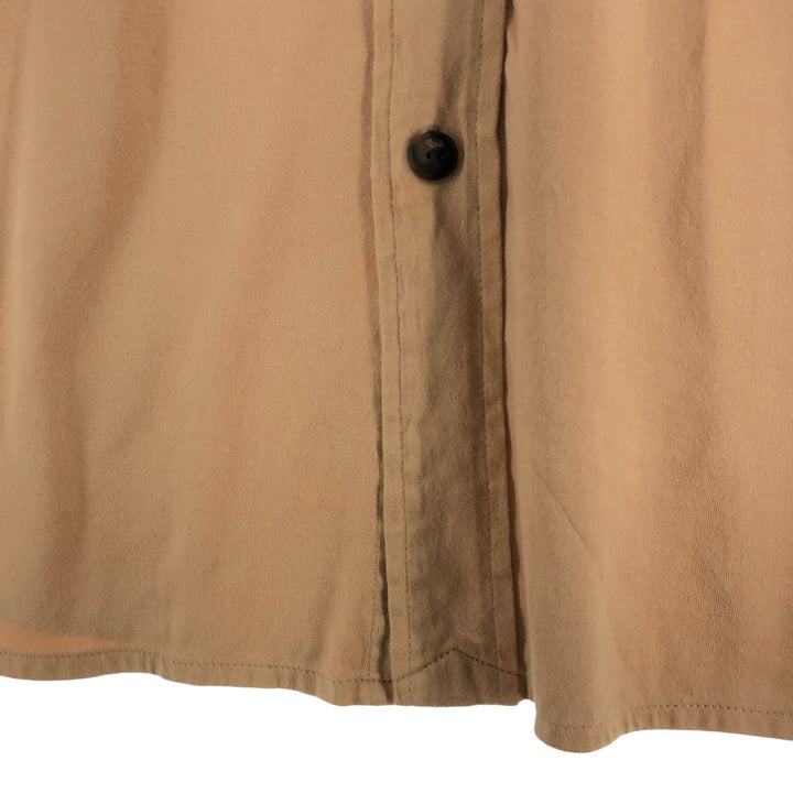 Ralph Lauren POLO by Ralph Lauren long sleeve safari shirt, men's size L cotton beige type brown Vintage Second Hand
