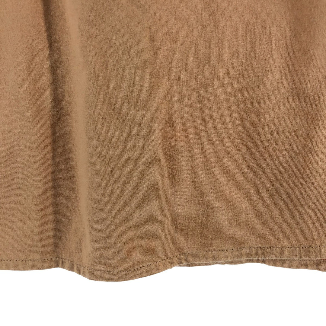 Ralph Lauren POLO by Ralph Lauren long sleeve safari shirt, men's size L cotton beige type brown Vintage Second Hand