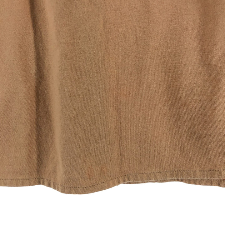 Ralph Lauren POLO by Ralph Lauren long sleeve safari shirt, men's size L cotton beige type brown Vintage Second Hand