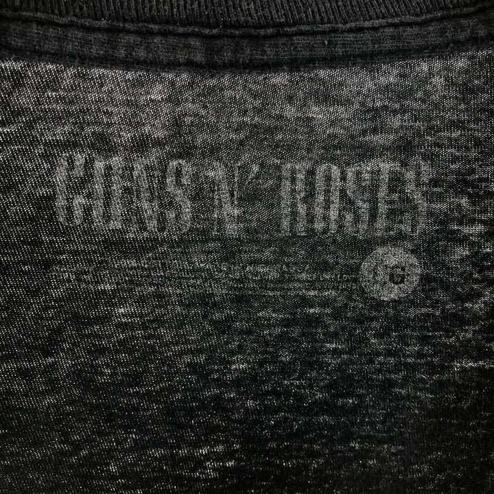 GUNS N' ROSES Guns N' Roses Band T-shirt Band T Men's L size cotton black type Vintage Second Hand