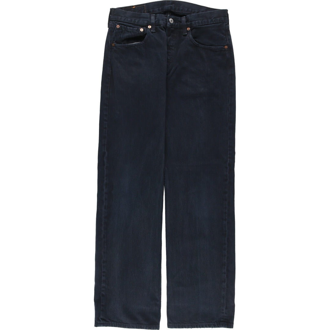 00'S Levi's 501 Black Denim Straight Denim Pants Men's W31 cotton black type Vintage Second Hand