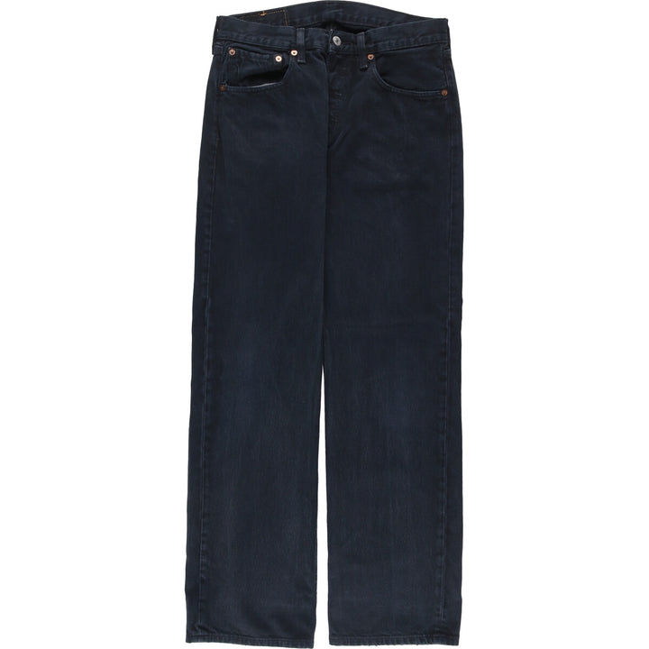 00'S Levi's 501 Black Denim Straight Denim Pants Men's W31 cotton black type Vintage Second Hand