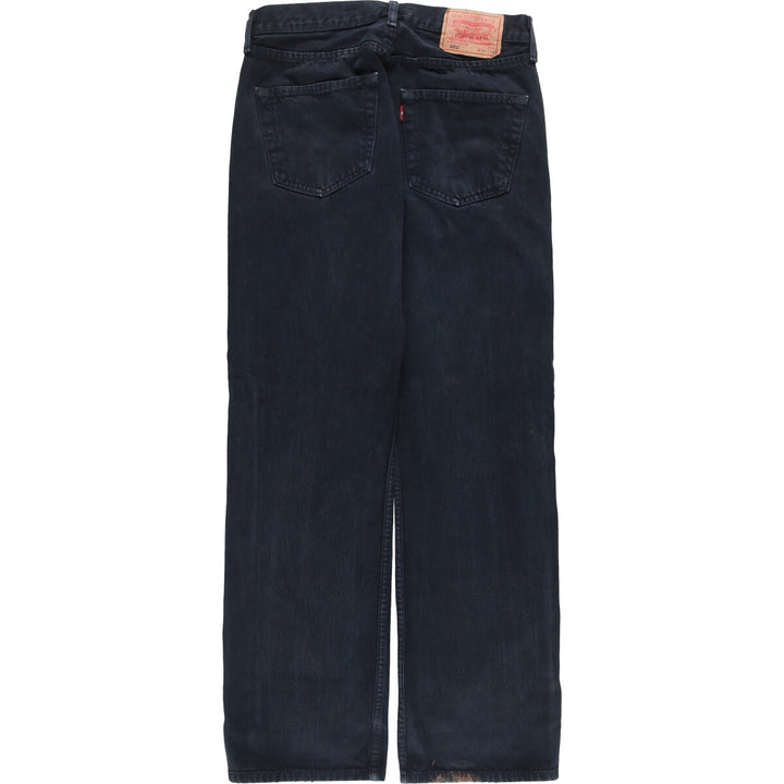 00'S Levi's 501 Black Denim Straight Denim Pants Men's W31 cotton black type Vintage Second Hand
