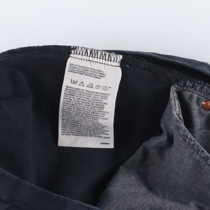 00'S Levi's 501 Black Denim Straight Denim Pants Men's W31 cotton black type Vintage Second Hand