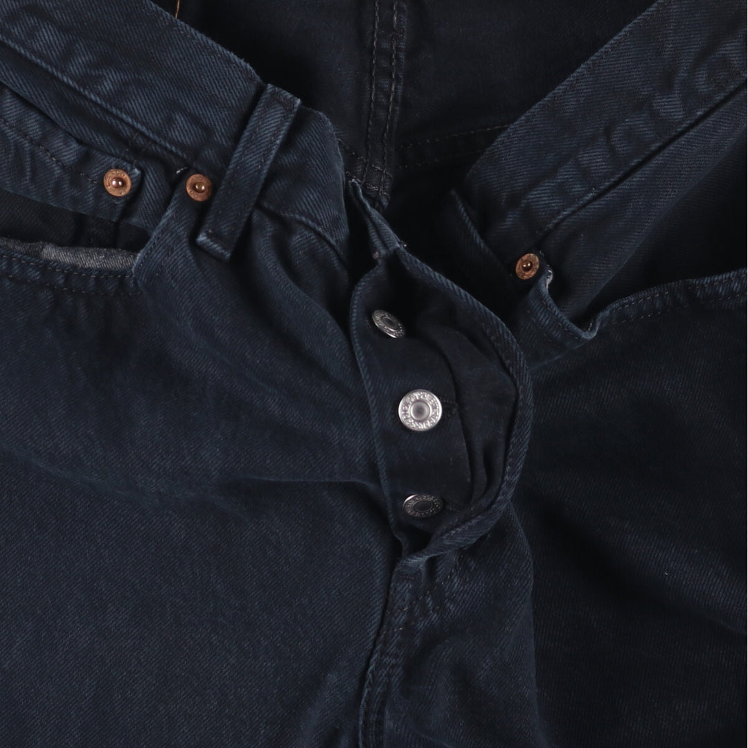 00'S Levi's 501 Black Denim Straight Denim Pants Men's W31 cotton black type Vintage Second Hand