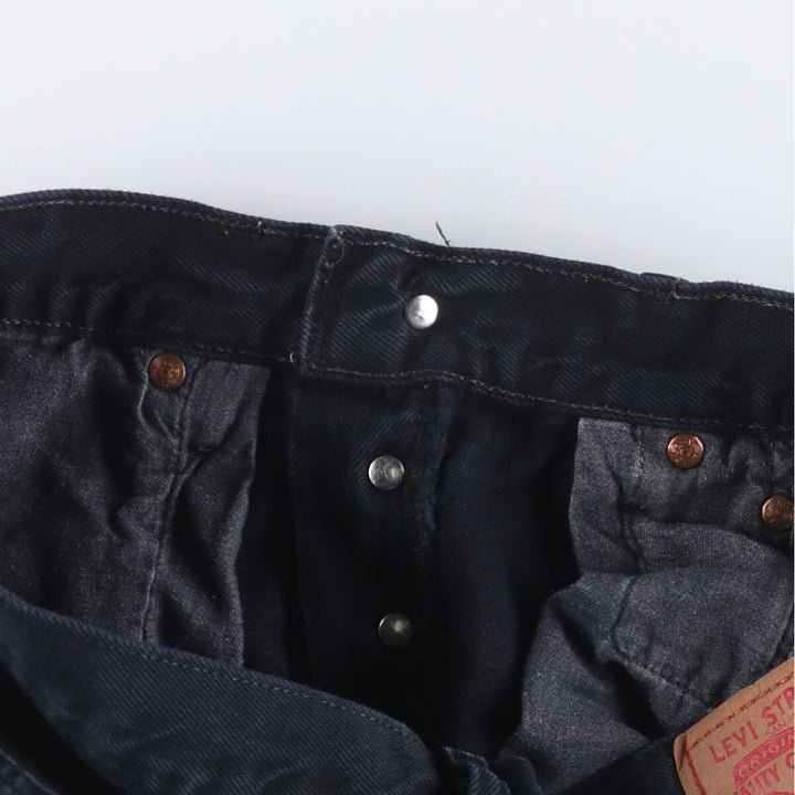 00'S Levi's 501 Black Denim Straight Denim Pants Men's W31 cotton black type Vintage Second Hand