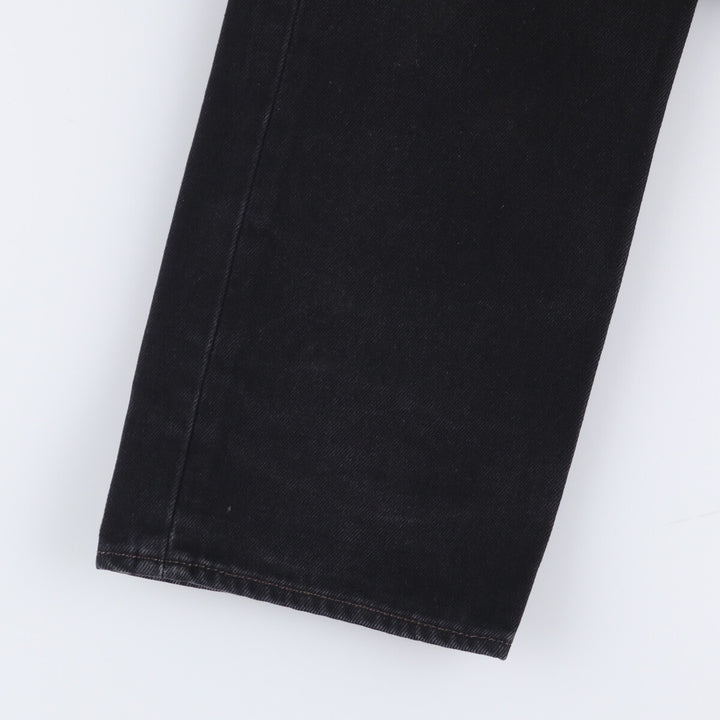 Levi's 501 Black Denim Straight Denim Pants for Men, W33 equivalent cotton black type Vintage Second Hand