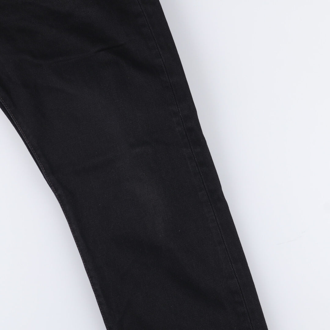 Levi's 501 Black Denim Straight Denim Pants for Men, W33 equivalent cotton black type Vintage Second Hand