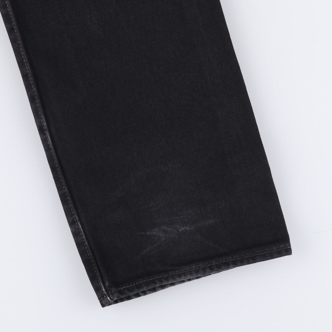 Levi's 501 Black Denim Straight Denim Pants for Men, W33 equivalent cotton black type Vintage Second Hand