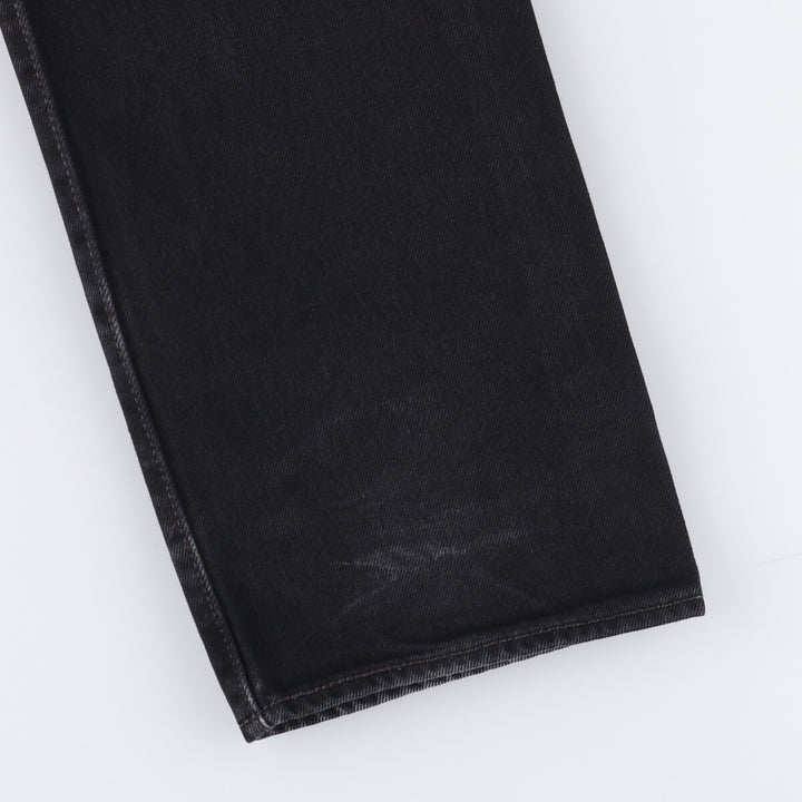 Levi's 501 Black Denim Straight Denim Pants for Men, W33 equivalent cotton black type Vintage Second Hand