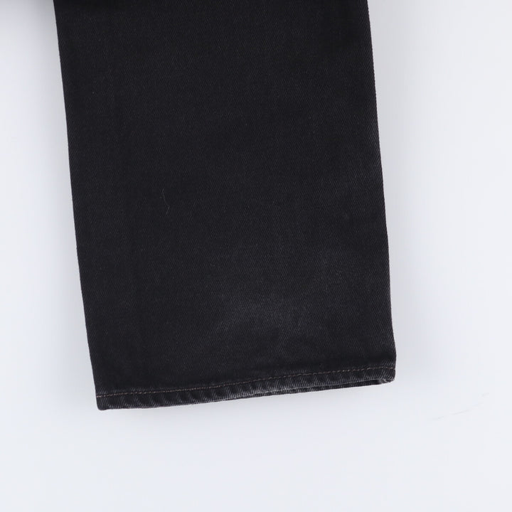 Levi's 501 Black Denim Straight Denim Pants for Men, W33 equivalent cotton black type Vintage Second Hand