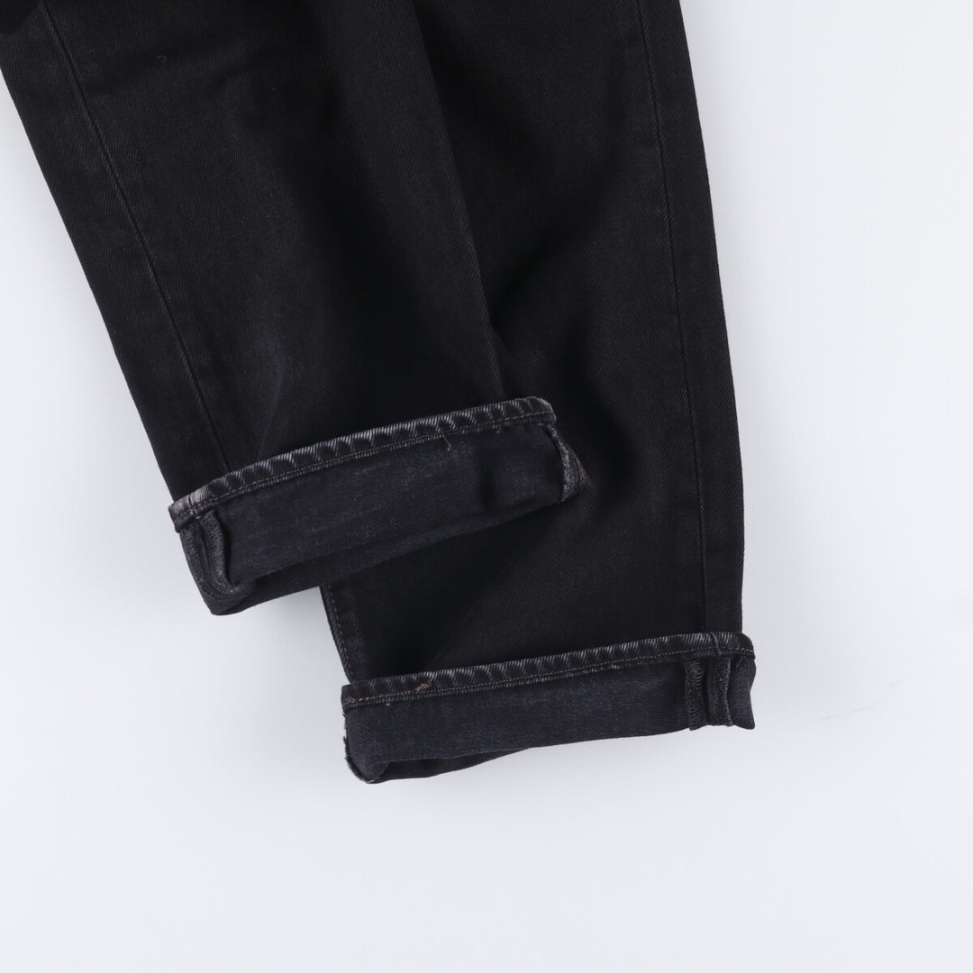 Levi's 501 Black Denim Straight Denim Pants for Men, W33 equivalent cotton black type Vintage Second Hand