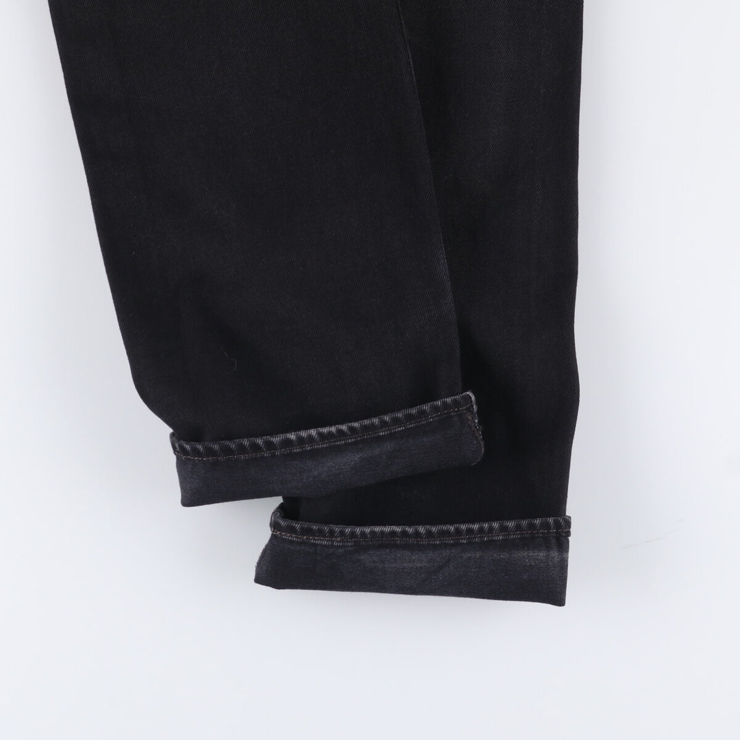 Levi's 501 Black Denim Straight Denim Pants for Men, W33 equivalent cotton black type Vintage Second Hand