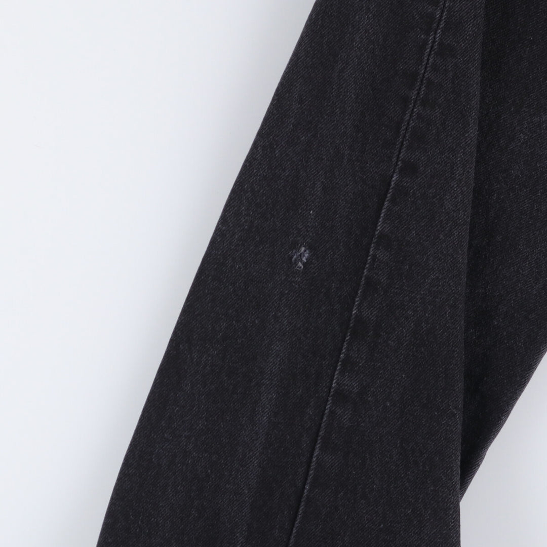 Levi's 501 Black Denim Straight Denim Pants for Men, W34 equivalent cotton black type Vintage Second Hand