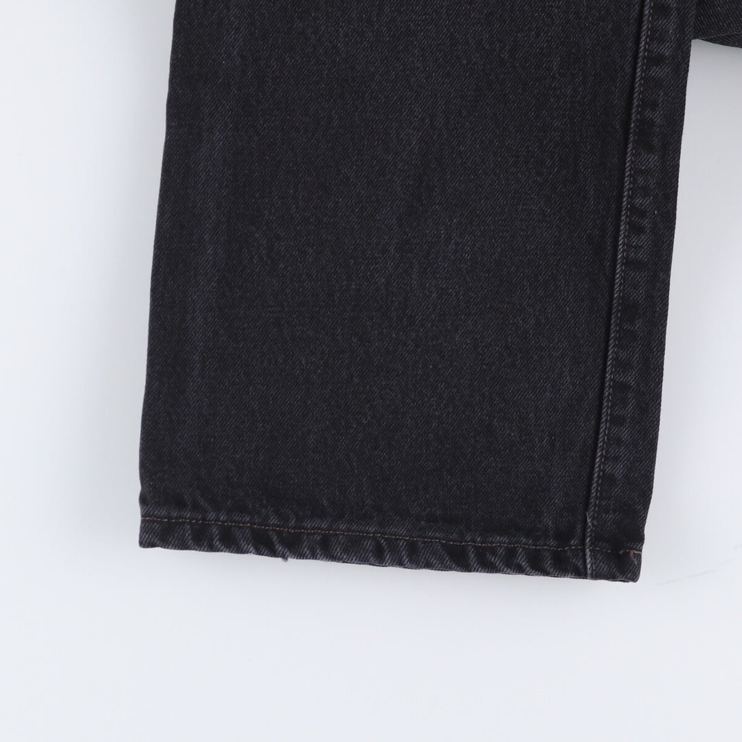 Levi's 501 Black Denim Straight Denim Pants for Men, W34 equivalent cotton black type Vintage Second Hand