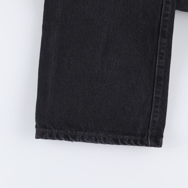 Levi's 501 Black Denim Straight Denim Pants for Men, W34 equivalent cotton black type Vintage Second Hand